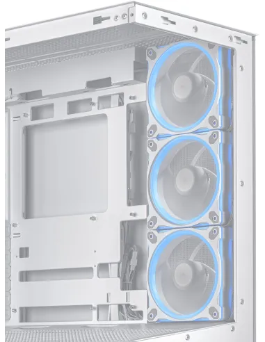 Asus A31 Plus TG ARGB WHITE Mid Tower ATX Doble Cristal Templado USB-C Blanca