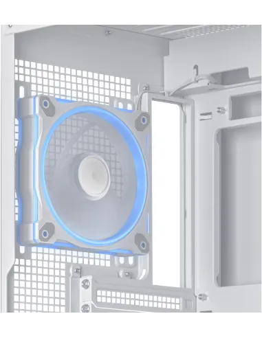 Asus A31 Plus TG ARGB WHITE Mid Tower ATX Doble Cristal Templado USB-C Blanca