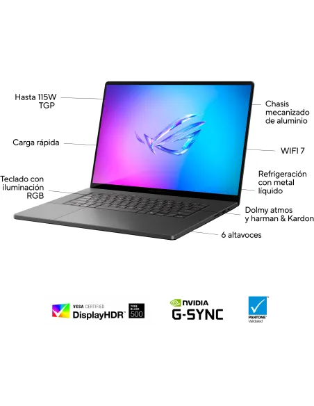 Asus ROG Zephyrus G16 OLED GU605CX-QR113W Intel Core Ultra 9 285H/64GB/2TB SSD/RTX 5090/16" W11 Home