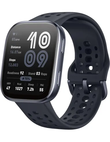 Amazfit Bip 6 Black Reloj Smartwatch 1.97" 2000 nits Mapas Offline 140 Deportes Negro