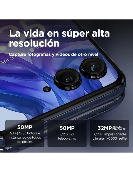 Motorola Razr 50 Ultra 12GB/512GB IA Plegable 45W Azul Marino