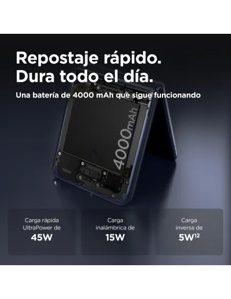 Motorola Razr 50 Ultra 12GB/512GB IA Plegable 45W Azul Marino