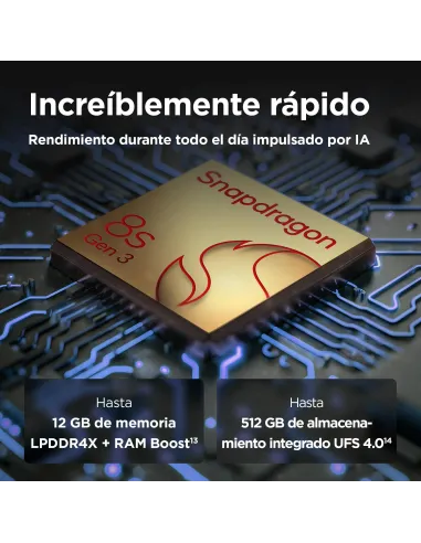 Motorola Razr 50 Ultra 12GB/512GB IA Plegable 45W Azul Marino