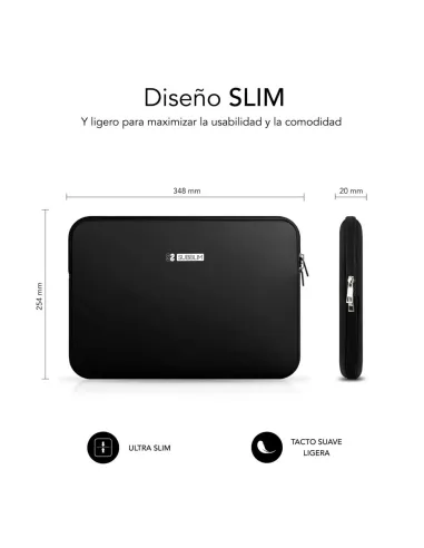 Subblim SUBLS-SKIN115 Funda para Portátil 15.6" Negro