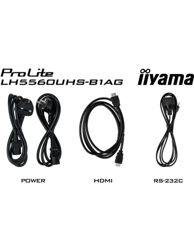 Iiyama Prolite LH5560UHS-B1AG Pantalla Interactiva 55" LED 4K UHD Negro