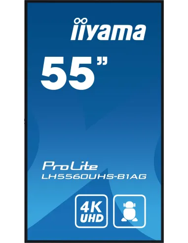 Iiyama Prolite LH5560UHS-B1AG Pantalla Interactiva 55" LED 4K UHD Negro