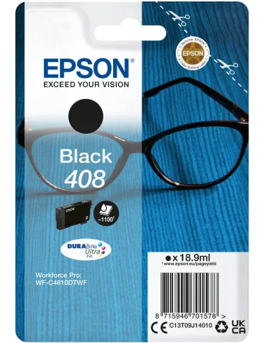 Epson 408 C13T09J14010 Cartucho de Tinta Original Negro