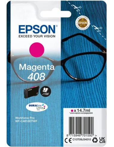 Epson 408 C13T09J34010 Cartucho de Tinta Original Magenta