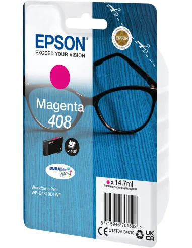 Epson 408 C13T09J34010 Cartucho de Tinta Original Magenta