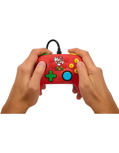 PowerA Nano NSGP0123-01 Mando para Nintendo Switch Super Mario Rojo