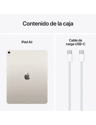 Apple iPad Air 2025 WiFi 13" 128GB Blanco Estrella
