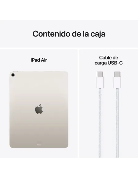 Apple iPad Air 2025 WiFi 13" 128GB Blanco Estrella
