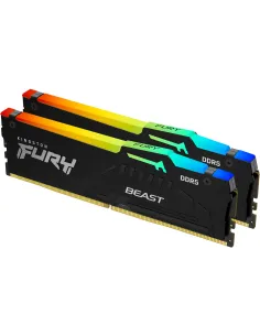 Kingston Fury Beast KF556C40BB2AK2-64 DDR5 5600MHz 64GB (2x32GB) CL40 RGB Negras