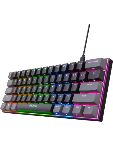 Trust GXT 867 Acira 24885 Teclado Mecánico Gaming Mini Gris