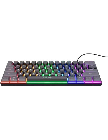 Trust GXT 867 Acira 24885 Teclado Mecánico Gaming Mini Gris