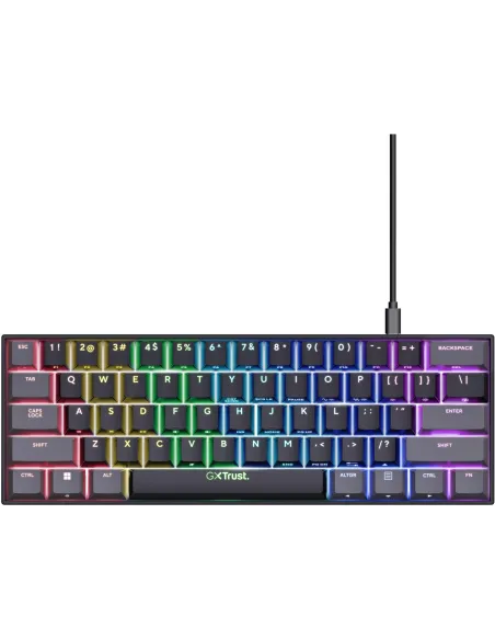 Trust GXT 867 Acira 24885 Teclado Mecánico Gaming Mini Gris
