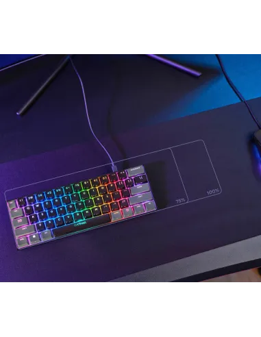 Trust GXT 867 Acira 24885 Teclado Mecánico Gaming Mini Gris