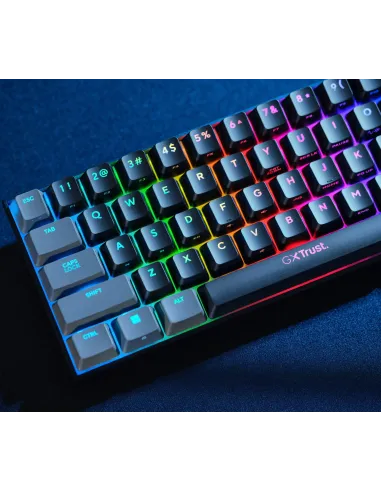 Trust GXT 867 Acira 24885 Teclado Mecánico Gaming Mini Gris