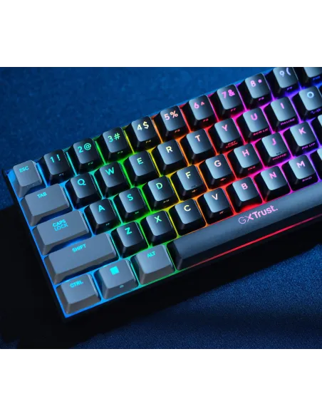 Trust GXT 867 Acira 24885 Teclado Mecánico Gaming Mini Gris