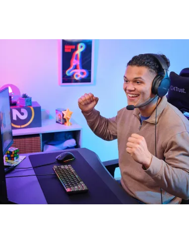 Trust GXT 867 Acira 24885 Teclado Mecánico Gaming Mini Gris