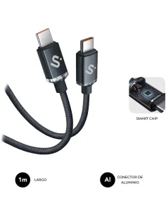 Subblim Optimus SUBCAB-C06001 Cable USB-C Negro-1399484