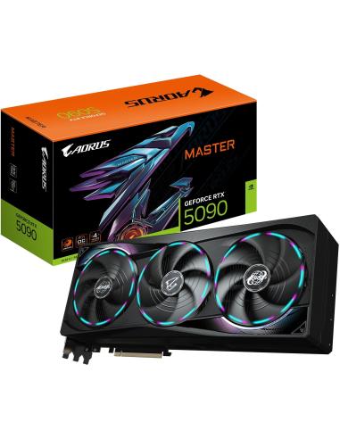 Gigabyte Aorus GeForce RTX 5090 Master 32GB DDR7 DLSS4 Negra