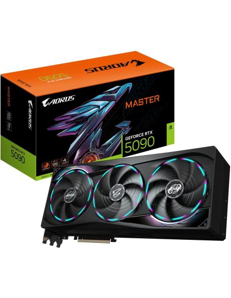 Gigabyte Aorus GeForce RTX 5090 Master 32GB DDR7 DLSS4 Negra