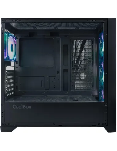 CoolBox GE2000 DualView Caja RGB en Formato ATX Negra