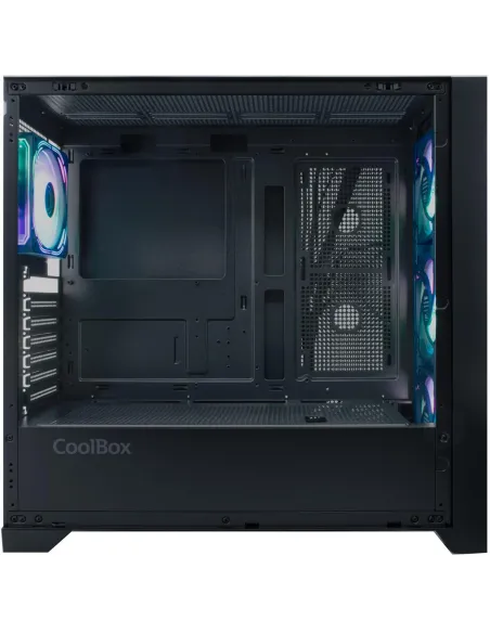 CoolBox GE2000 DualView Caja RGB en Formato ATX Negra