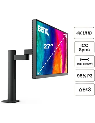 BenQ PD2706UA 27" LED IPS UHD 4K Altavoces Altura Ajustable USB-C