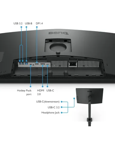 BenQ PD2706UA 27" LED IPS UHD 4K Altavoces Altura Ajustable USB-C