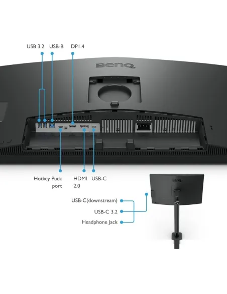 BenQ PD2706UA 27" LED IPS UHD 4K Altavoces Altura Ajustable USB-C