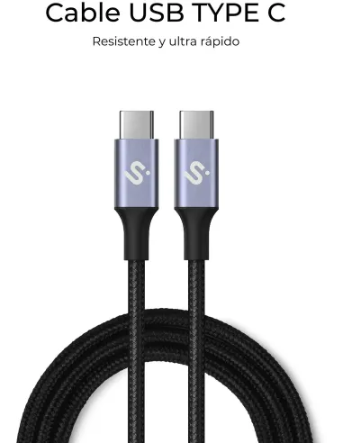 SUBBLIM PLUS SUBCAB-C10010 Cable 1m Blanco