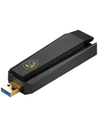 MSI AXE5400 Adaptador WiFi 6e USB Negro