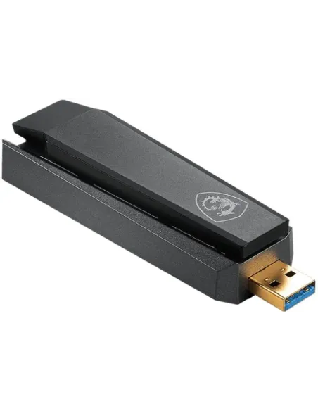 MSI AX1800 Adaptador WiFi 6 USB Negro