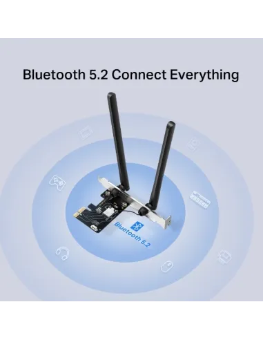 Mercusys MA86XE Tarjeta de Red PCIe WiFi 6/Bluetooth 5.2