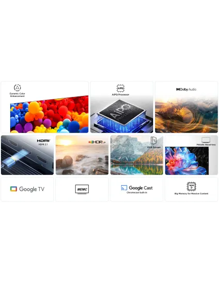 TCL P6K 55P6K 55" LED 4K UHD GoogleTV