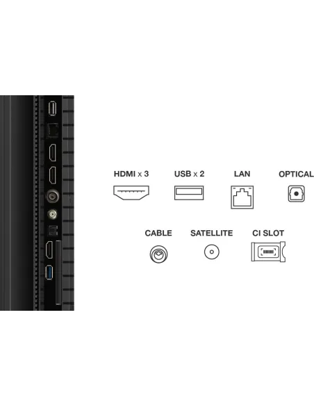TCL P7K 85P7K 85" QLED 4K UHD GoogleTV Dolby Atmos