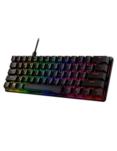 HyperX Alloy Origins 60 Teclado Mecánico Gaming RGB Switch Táctil HyperX Aqua Layout USA