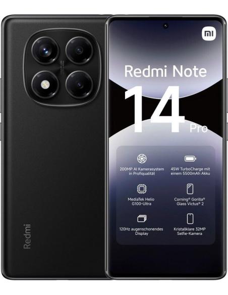 Xiaomi Redmi Note 14 Pro 8/256GB Negro