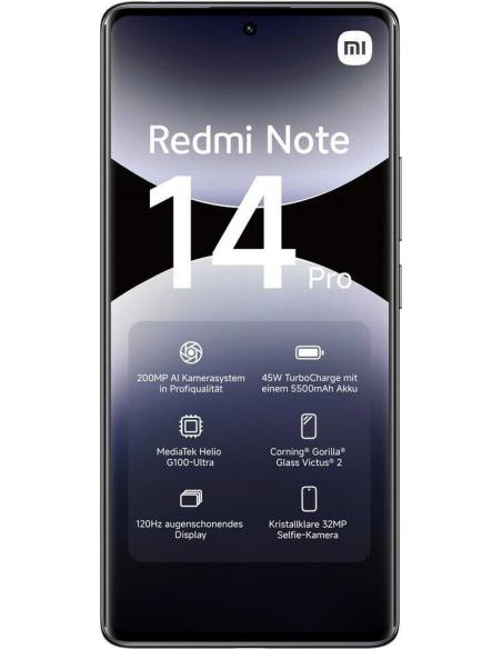 Xiaomi Redmi Note 14 Pro 8/256GB Negro