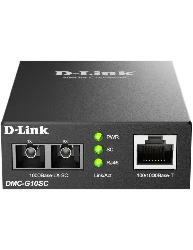 D-Link DMC-G10SC Conversor de Medios RJ-45 a SC