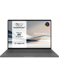 Asus Zenbook A14 OLED UX3407QA-QD412W Copilot+ PC Qualcomm Snapdragon X1-26-100/32GB/512GB SSD/14" W11 Home