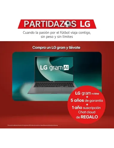 LG Gram 17Z90T-G.AD88B Intel Core Ultra 7 255H/32GB/1TB SSD/17" W11 Home