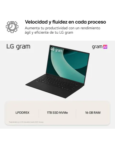 LG Gram 17Z90T-G.AD88B Intel Core Ultra 7 255H/32GB/1TB SSD/17" W11 Home