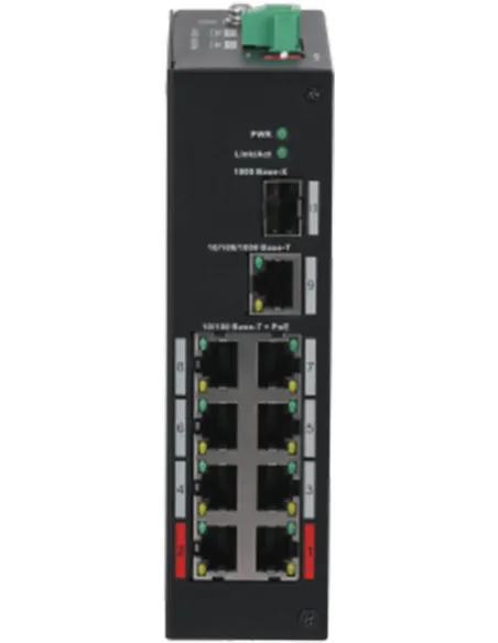 Dahua PFS3110-8ET-96-V2 Switch 9 Puertos Gigabit PoE