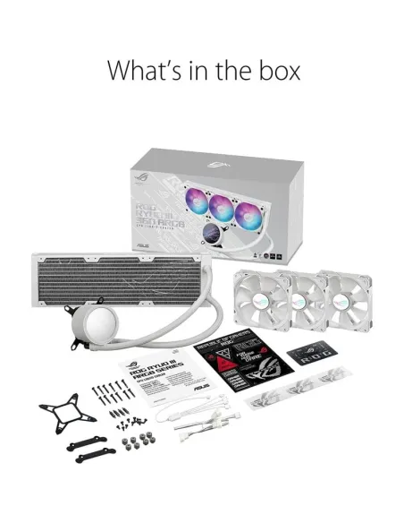 Asus ROG Ryuo III 360 ARGB White Kit de Refrigeración Líquida 360mm Blanca