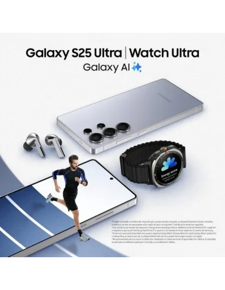 Samsung Galaxy S25 Ultra 12/256GB Titanio Negro Smartphone con IA
