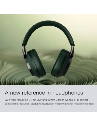 Bowers & Wilkins PX8 Auriculares Bluetooth con Cancelación de Ruido Beige