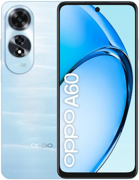 Oppo A60 8/256GB Azul + Cargador 45W Blanco
